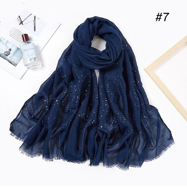 Starry Night Hijabs - Navy